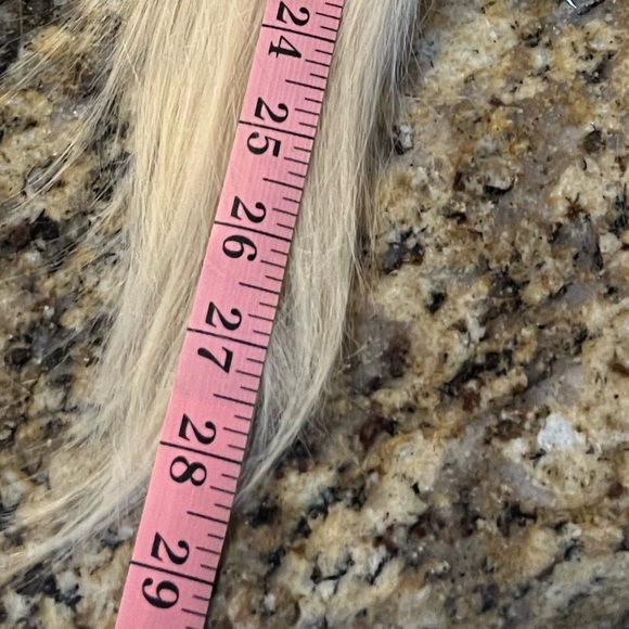 Wig COLOR: Blonde LENGTH:29” This is a cosplay wig that was used for Halloween. - Picture 5 of 7